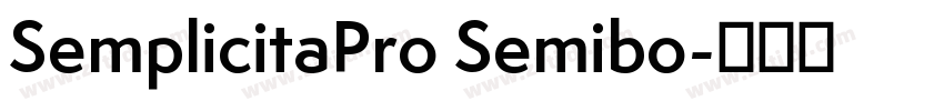 SemplicitaPro Semibo字体转换
